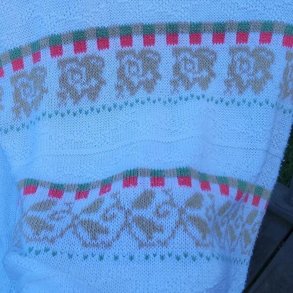 Vintage Act III short sleeve granny sweater size L - Picture 5 of 6